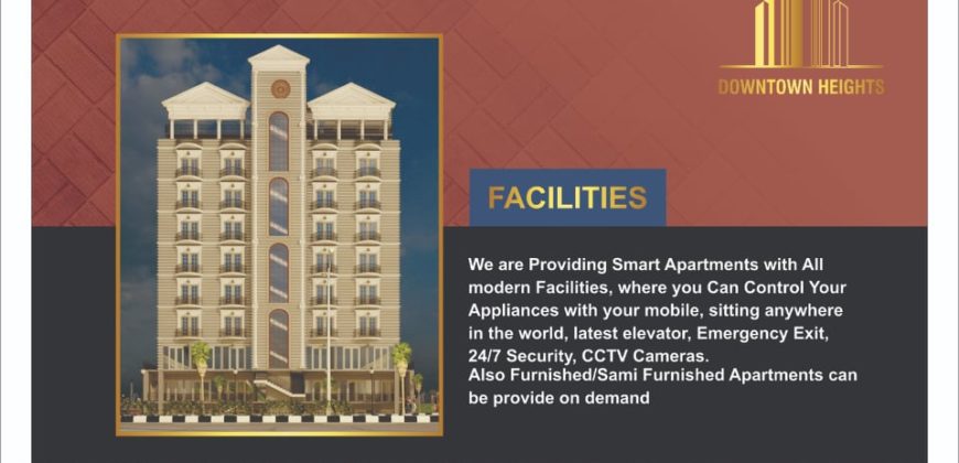 Don’t miss a chance to own your own apartment in Heart of Twin City Bahria Town Apartment For Sale In Easy Instalments