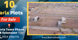 10 Marla Plot Bahria Town Phase 8 Extension – Bahria Sales Properties