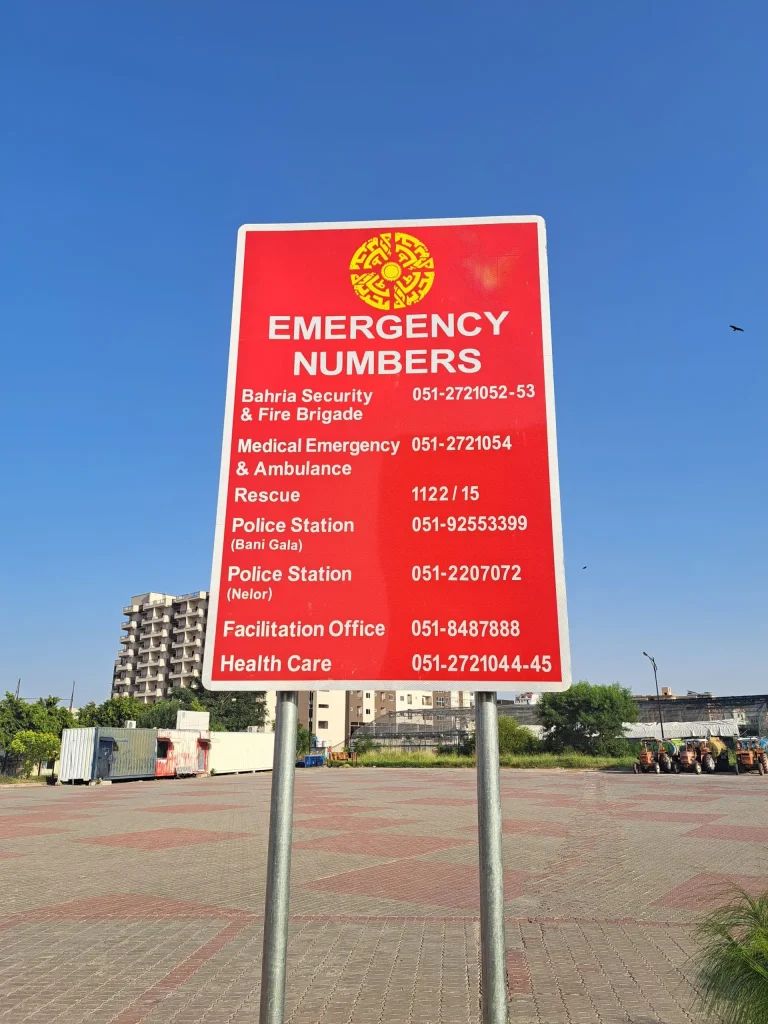 Bahria Enclave Maintenance Number 051-8487888